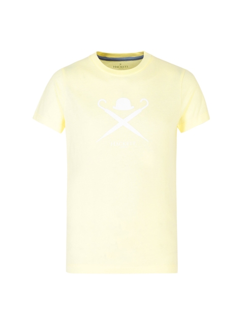 

HACKETT LONDON Boys Yellow Printed T-shirt