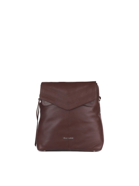 

PELLE LUXUR Brown Backpack
