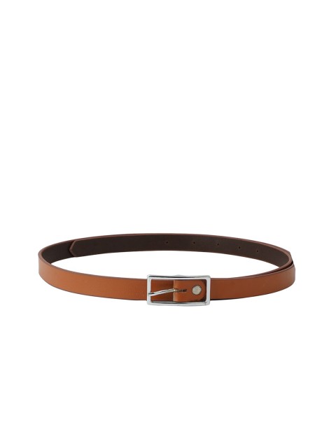 

Style SHOES Women Tan Brown Leather Belt