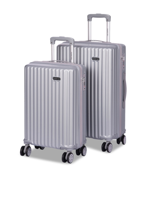 

ROMEING Genoa Set Of 2 Silver-Toned Trolley Suitcases