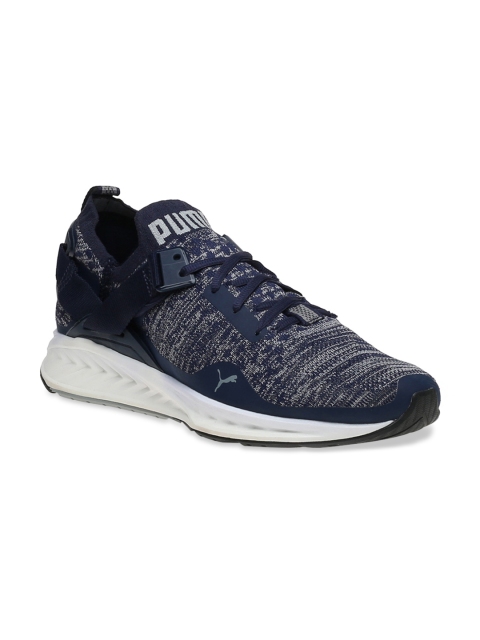 

Puma Men Navy Running Shoes IGNITE evoKNIT Lo, Navy blue