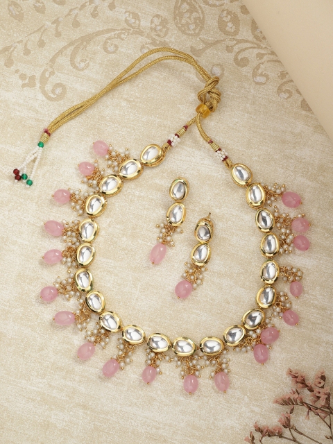 

Melani Borsa Gold-Plated Beaded Jewellery Set