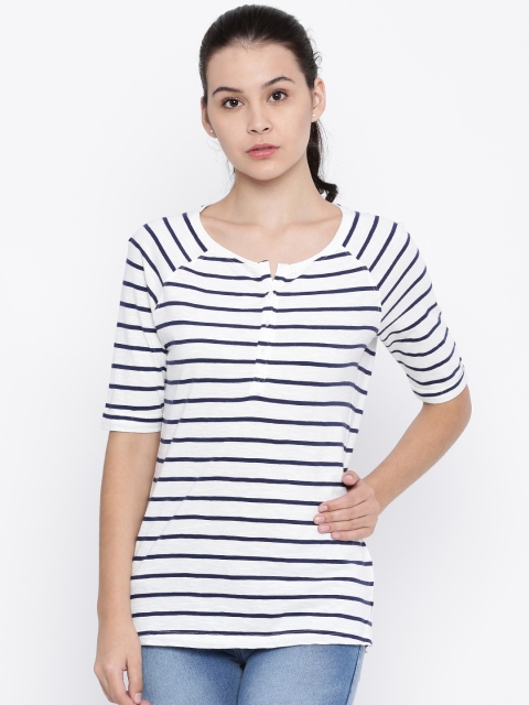

Fame Forever by Lifestyle White Striped Top