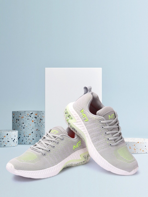 

M7 by Metronaut Men Grey Textured Lightweight Running Shoes