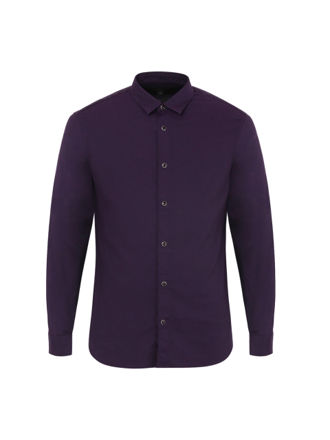 

JOHN VARVATOS Men Purple Cotton Casual Shirt
