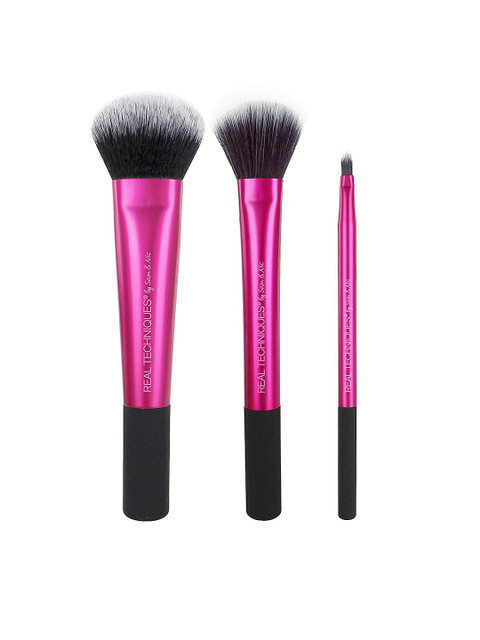 

Real Techniques Set of 3 Makeup Brushes, Pink