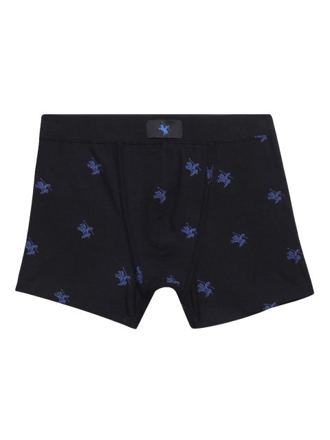 

Cantabil Men Black & Blue Printed Pure Cotton Briefs MBRF00003A-BLACK