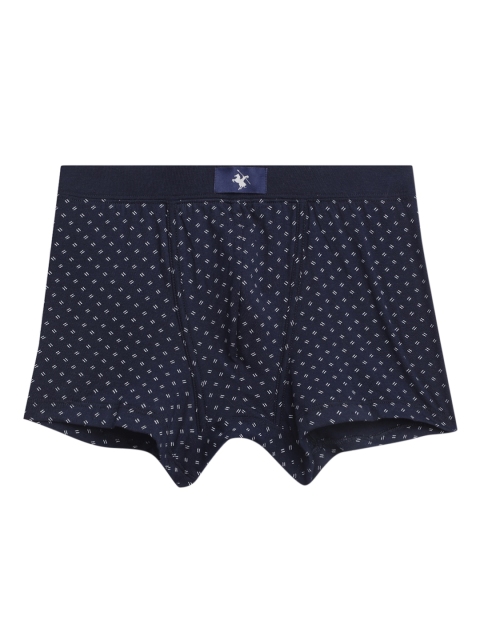 

Cantabil Men Navy Blue Printed Pure Cotton Boy Shorts Briefs MBRF00003A-NAVY