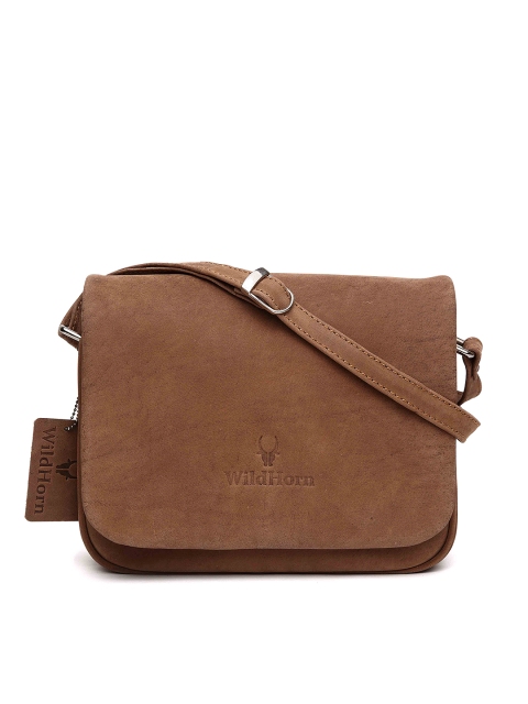 

WildHorn Women Brown Genuine Leather Messenger Bag