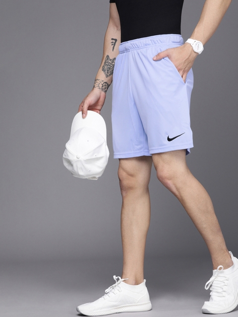 

Nike Men Purple Solid Regular Shorts