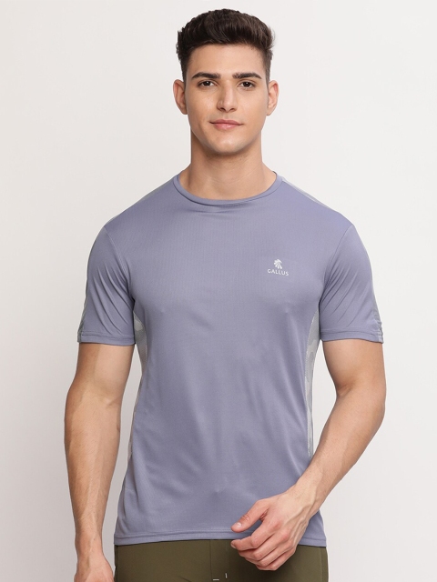 

Gallus Men Grey Dri-FIT Training or Gym T-shirt
