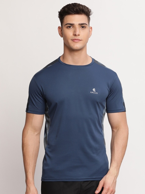 

Gallus Men Blue Dri-FIT Training or Gym T-shirt