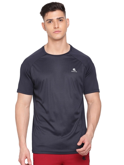 

Gallus Men Navy Blue Dri-FIT Training or Gym T-shirt