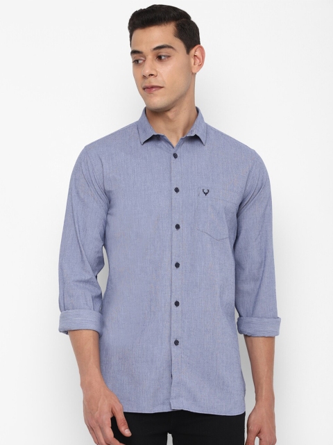 

Allen Solly Men Blue Slim Fit Casual Shirt