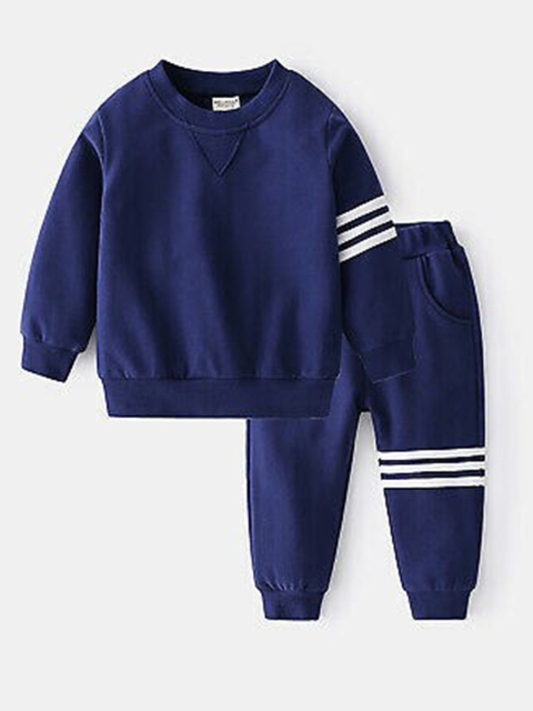 

Touch Trends Kids Navy Blue T-shirt & Trousers