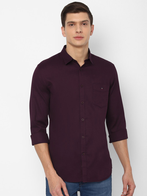 

Louis Philippe Sport Men Purple Slim Fit Casual Shirt
