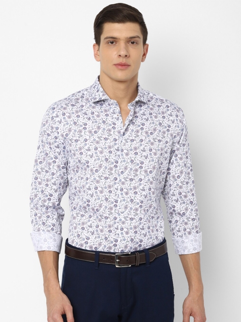 

Louis Philippe Sport Men White Floral Printed Cotton Casual Shirt