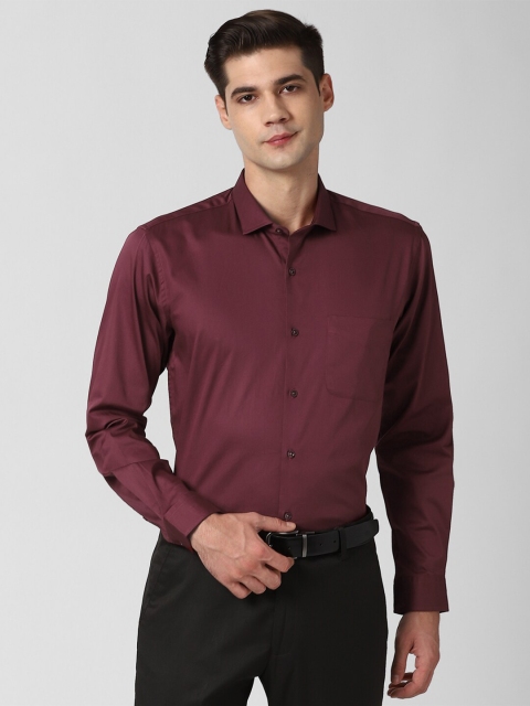 

Peter England Men Purple Formal Shirt