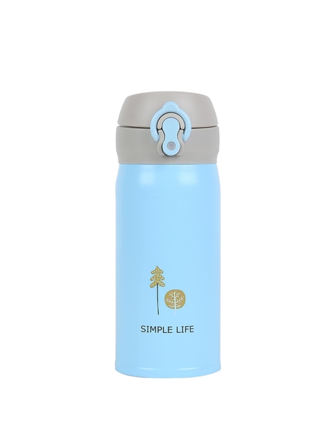 

iSWEVEN Blue Printed Vacuum Insulated Stainless Steel Water Bottle 350 Ml