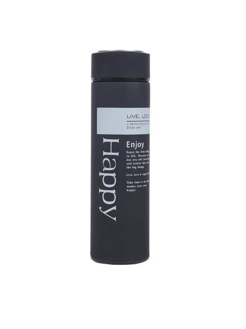 

iSWEVEN Black Solid Double Wall Vacuum Insulated Stainless Steel Water Bottle