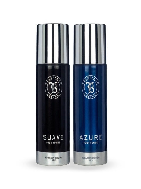 

Fragrance & Beyond Set Of 2 Unisex Pour Homme Deo Combo 300 ml, Black