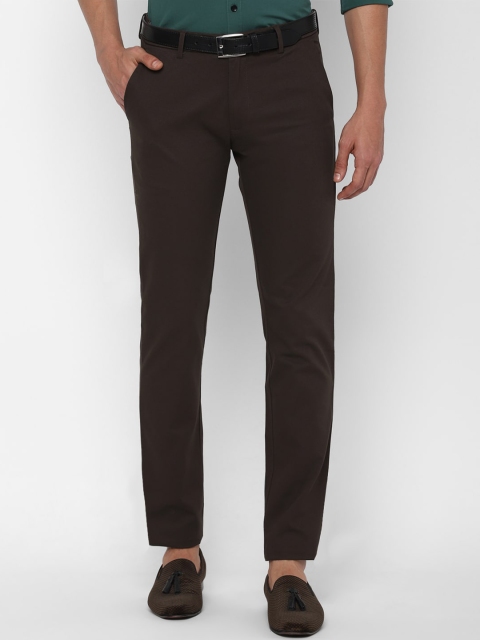 

Allen Solly Men Brown Slim Fit Trousers