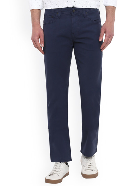 

Adriano Goldschmied Men Navy Blue Regular Fit Jeans