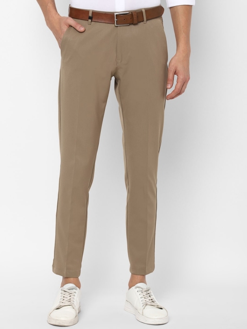 

Louis Philippe Sport Men Brown Textured Slim Fit Trousers