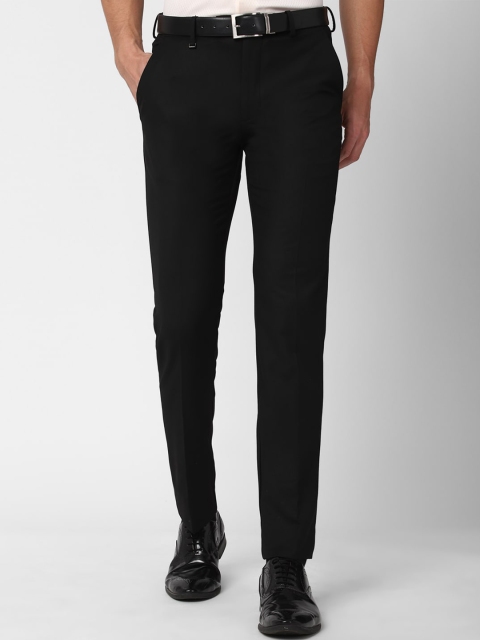 

Van Heusen Men Black Slim Fit Trousers