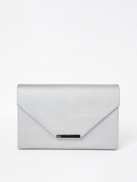 

CODE by Lifestyle Grey Textured Structured Sling Bag with Bow Detail