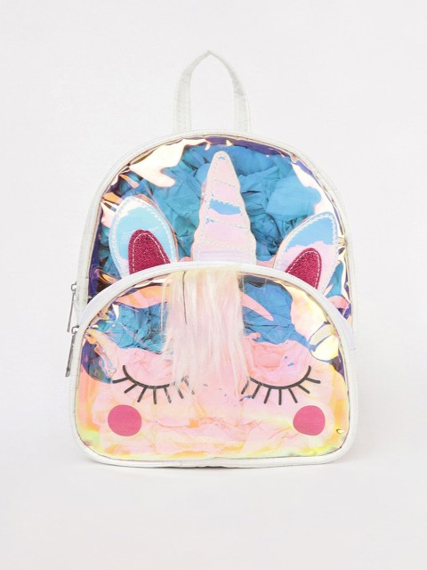 

Ginger by Lifestyle White Printed Oversized Shopper Sling Bag with Cut Work