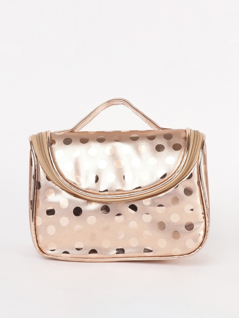 

Ginger by Lifestyle Beige Geometric Printed Structured Handheld Bag