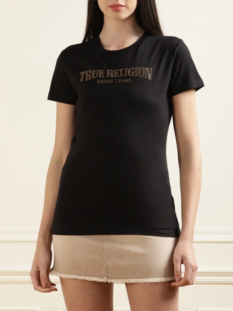 

True Religion Black Print Top