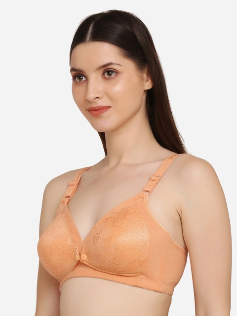 

MAMMA PRESTO Orange Lightly Padded Antimicrobial Nursing Bra