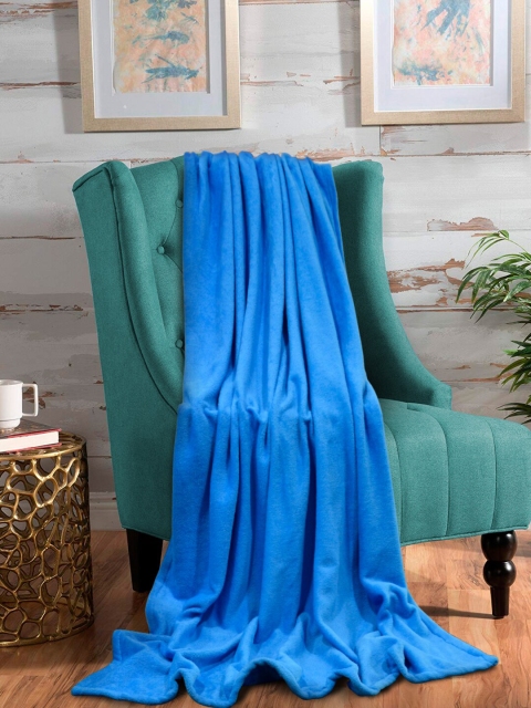 

Divine Casa Blue Mild Winter 120 GSM Double Bed Blanket