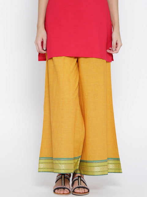 

Drama Sisters Mustard Yellow Palazzos