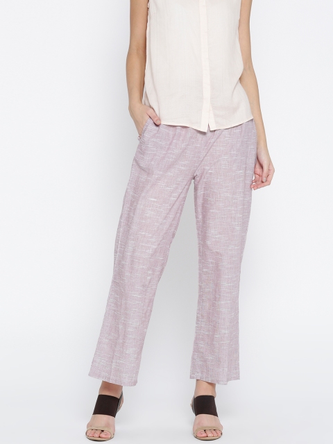 

Drama Sisters Women Pink Parallel Trousers