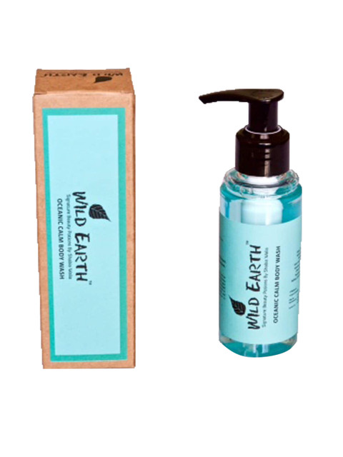 

Wild Earth Oceanic Calm Refresh Body Wash - 100ml, Blue