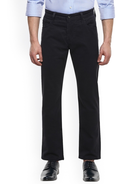 

Adriano Goldschmied Men Navy Blue Regular Fit Jeans