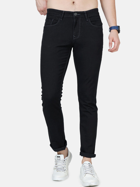 

Jean Cafe Men Black Slim Fit Organic Cotton Jeans