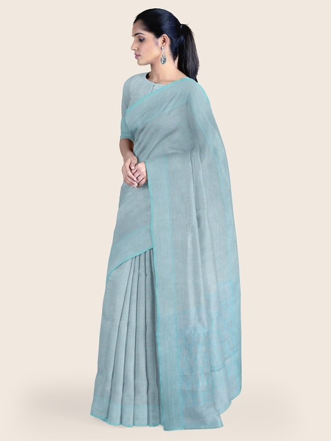 

Pothys Blue Art Silk Saree