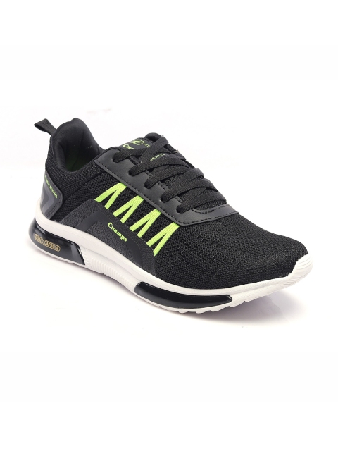 

Champs Men Black Mesh Running Non-Marking Shoes