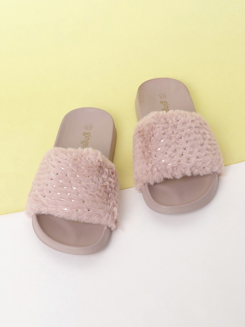 

Ginger by Lifestyle Women Pink Thong Flip-Flops