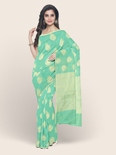 

Pothys Green Ethnic Motifs Saree