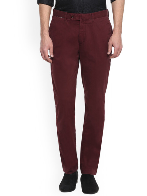

Fred Perry Men Red Chinos Trousers