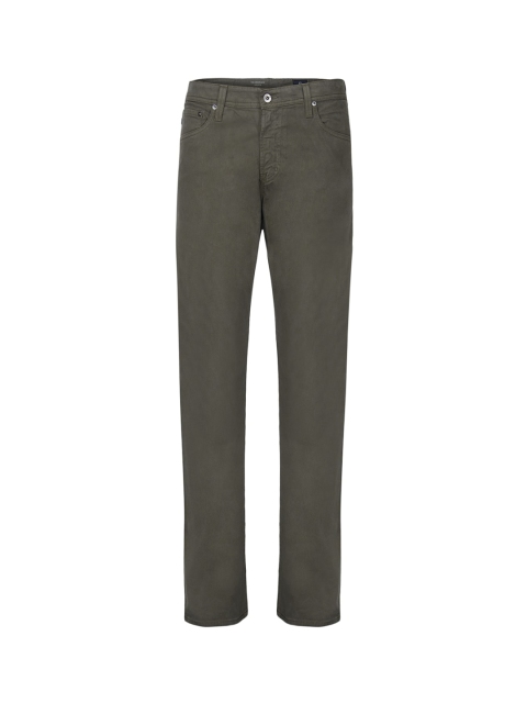 

Adriano Goldschmied Men Olive Green Casual Trousers