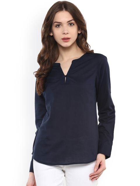 

Harpa Navy Top, Navy blue