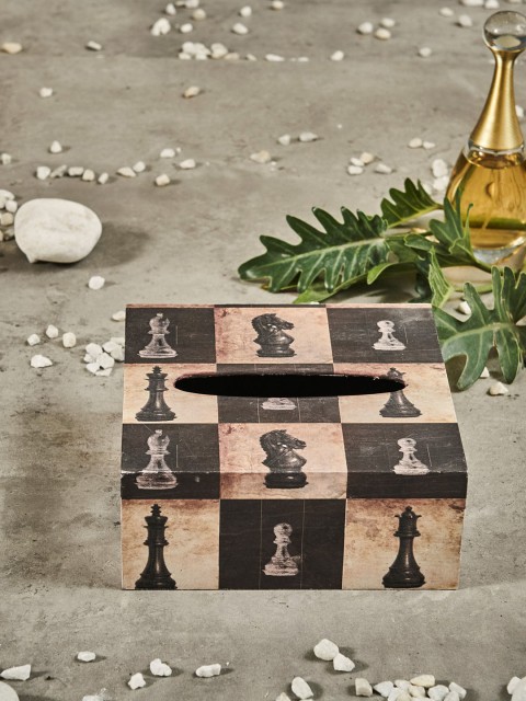 

A Tiny Mistake Multi-Colored Chess Printed Tissue Boxes