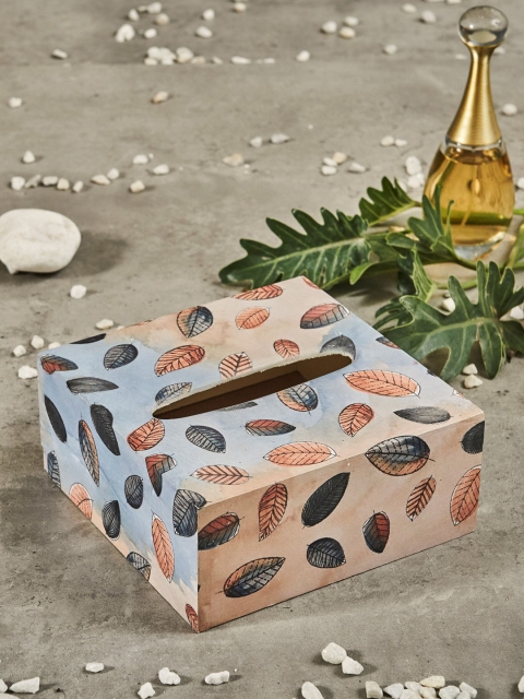 

A Tiny Mistake Magenta Fall Leaves Printed Tableware Tissue Box