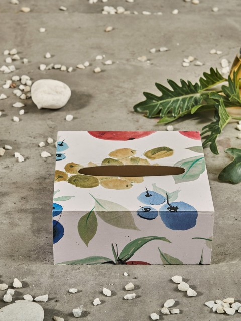 

A Tiny Mistake Off White Hancrafted Wooden Tissue Box